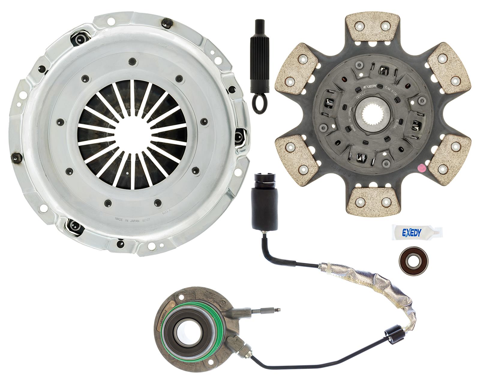 Exedy 2006-2013 Chevrolet Corvette V8 Stage 2 Cerametallic Clutch 6 Puck Disc Includes (BRG0167)