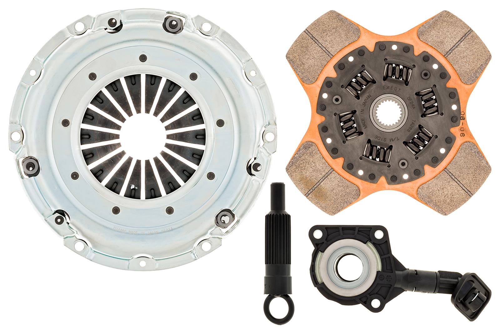 Exedy 13-18 Ford Focus ST 2.0 Push-Type Stage 2 Cerametallic Clutch Thick Disc