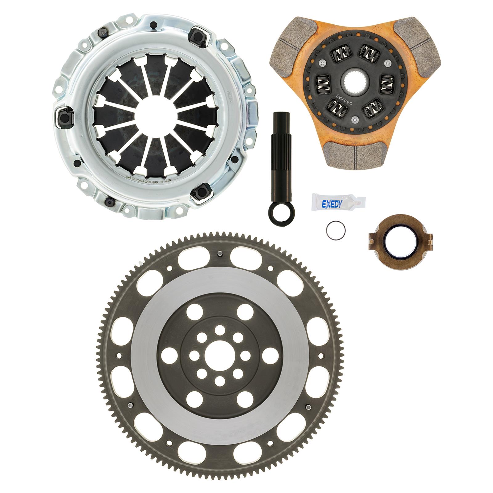 Exedy 2002-2006 Acura RSX Base L4 Stage 2 Cerametallic Clutch Thick Disc Incl. HF02 Lightweight FW