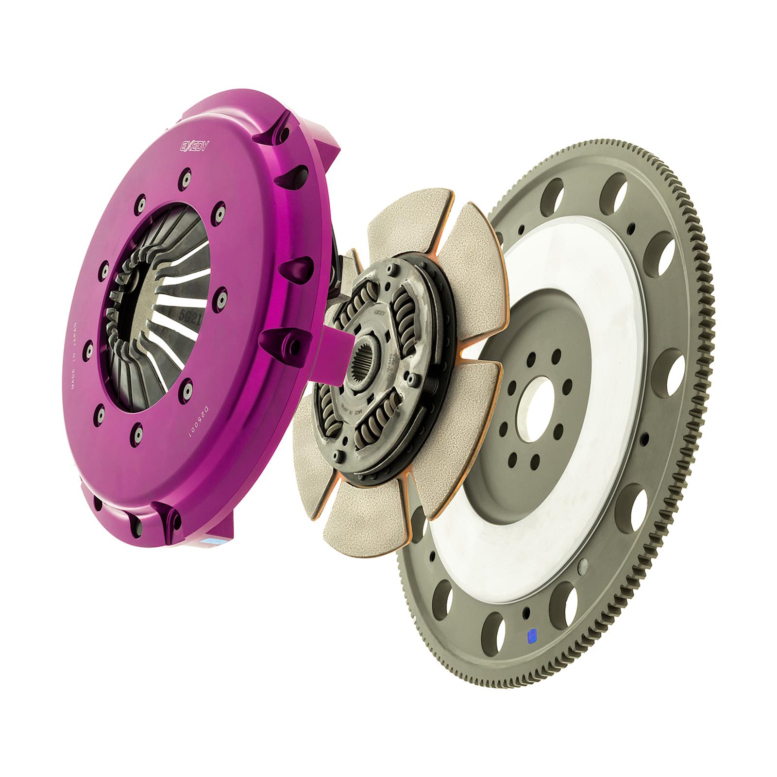 Exedy 2011-2016 Ford Mustang V8 Hyper Single Clutch Sprung Center Disc Push Type Cover thumbnail 2