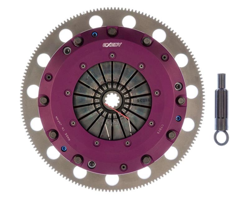 Exedy 96-10 Ford Mustang 4.6L Cerametallic Hyper Twin Clutch 10 Teeth 6 Bolt thumbnail 2