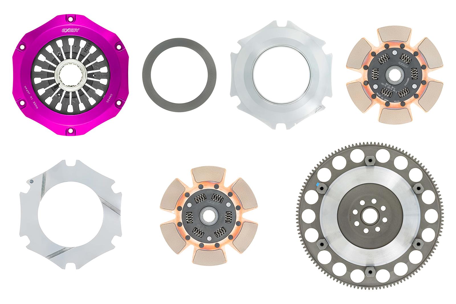 Exedy 2005-2005 Saab 9-2X Aero H4 Hyper Compe-D Twin Cerametallic Clutch Sprung Center Disc thumbnail 3