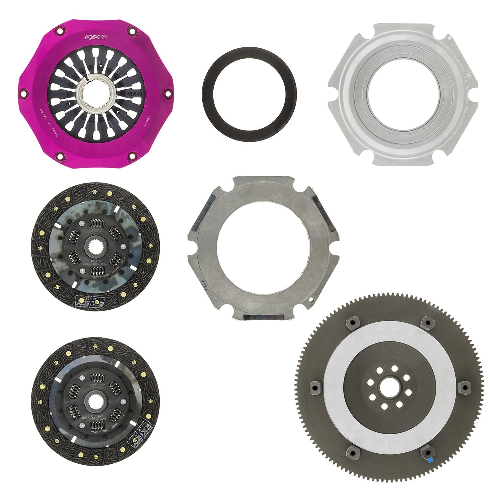 Exedy 04-17 Subaru WRX STI EJ255/EJ257 2.5L Twin-Organic Clutch Kit thumbnail 3