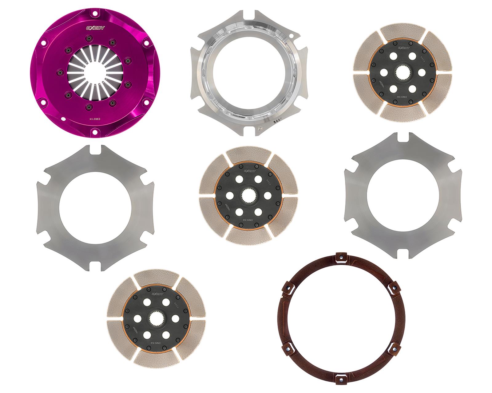 Exedy Universal Builder Series Triple Metallic Clutch Does NOT Incl FW Req. Custom Clutch Actuation thumbnail 2