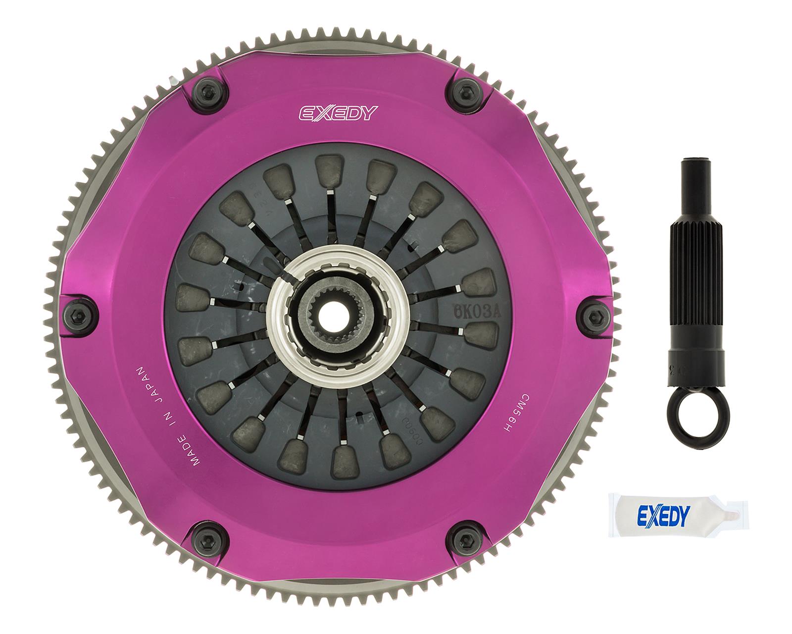 Exedy 96-06 Mitsubishi Lancer Evo (Gen 4-7) Hyper Twin Cerametallic Clutch Rigid Disc Pull Type