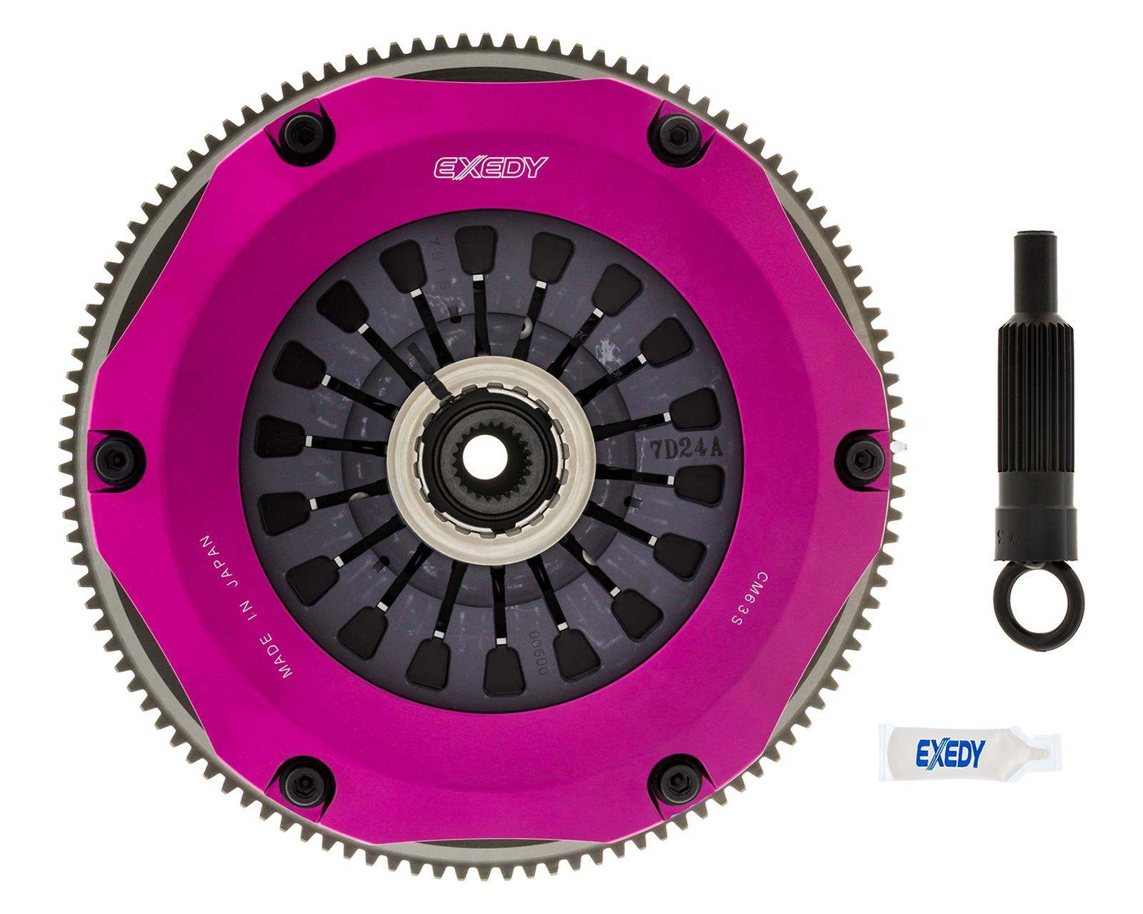 Exedy 96-06 Mitsubishi Evo 4-9 4G63T 2.0L Twin-Organic Stage 5 Clutch Kit (RACING USE ONLY)