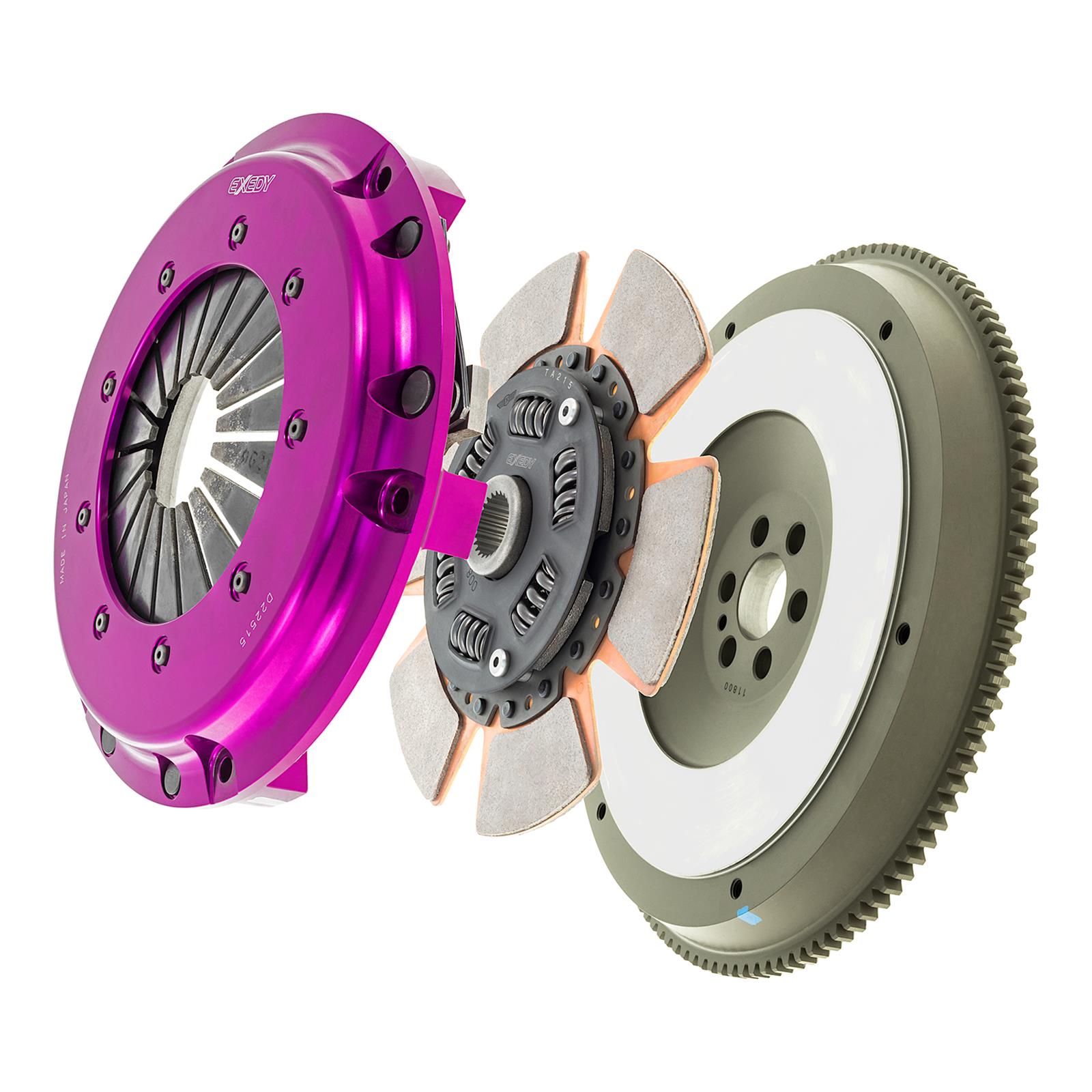Exedy 1989-1993 Nissan Skyline GTR L6 Hyper Single Clutch Sprung Center Disc Push Type Cover thumbnail 2
