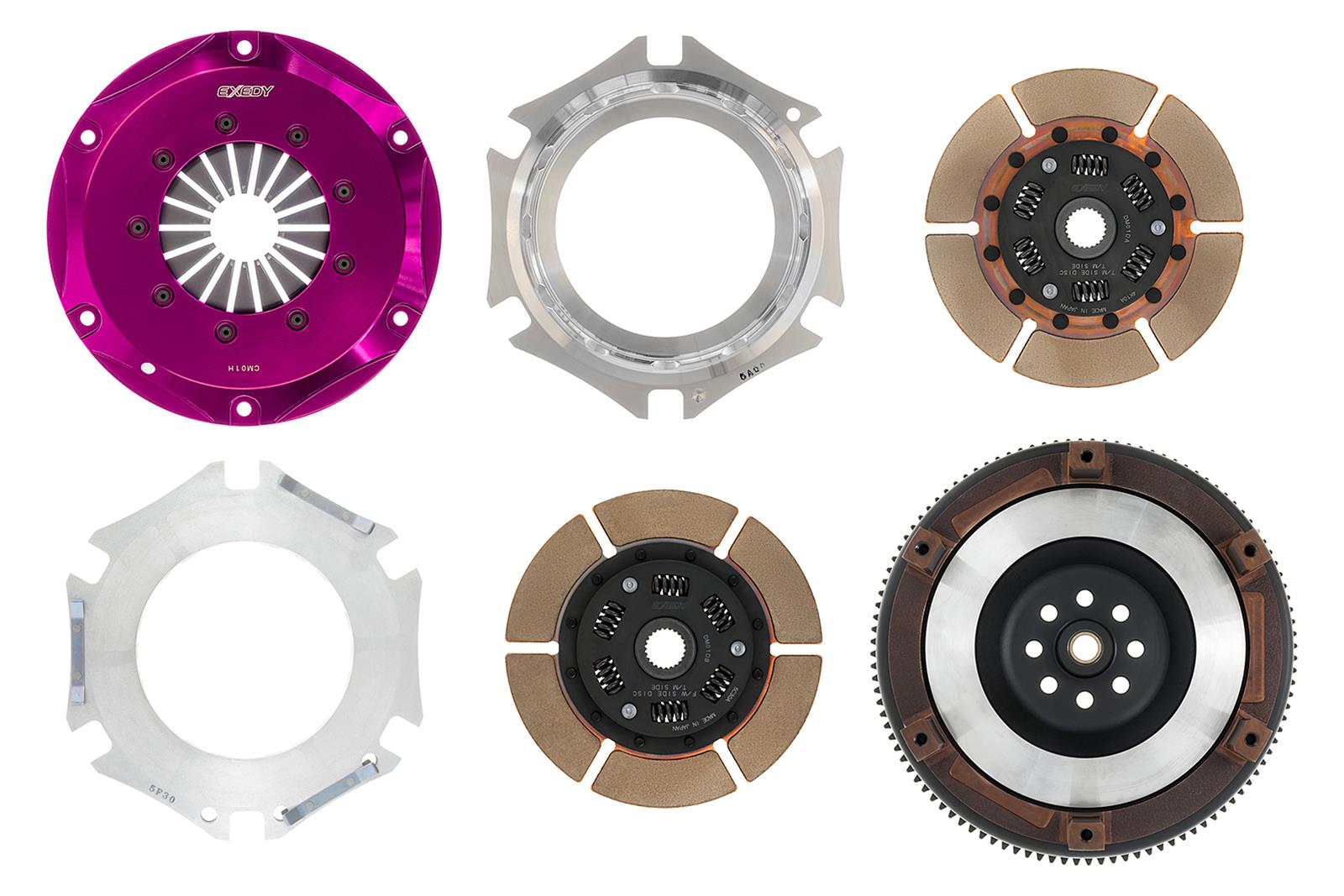 Exedy 1999-2002 Nissan Silvia L4 Hyper Twin Cerametallic Clutch Sprung Center Disc thumbnail 4