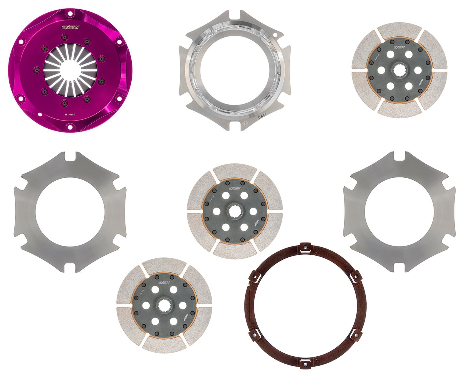 Exedy Universal Builder Series Triple Metallic Clutch Does NOT Incl FW Req. Custom Clutch Actuation thumbnail 2