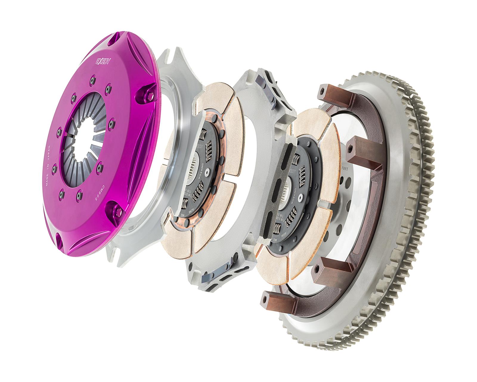 Exedy 2010-2012 Hyundai Genesis Coupe L4 Hyper Twin Cerametallic Clutch Sprung Center Disc thumbnail 2