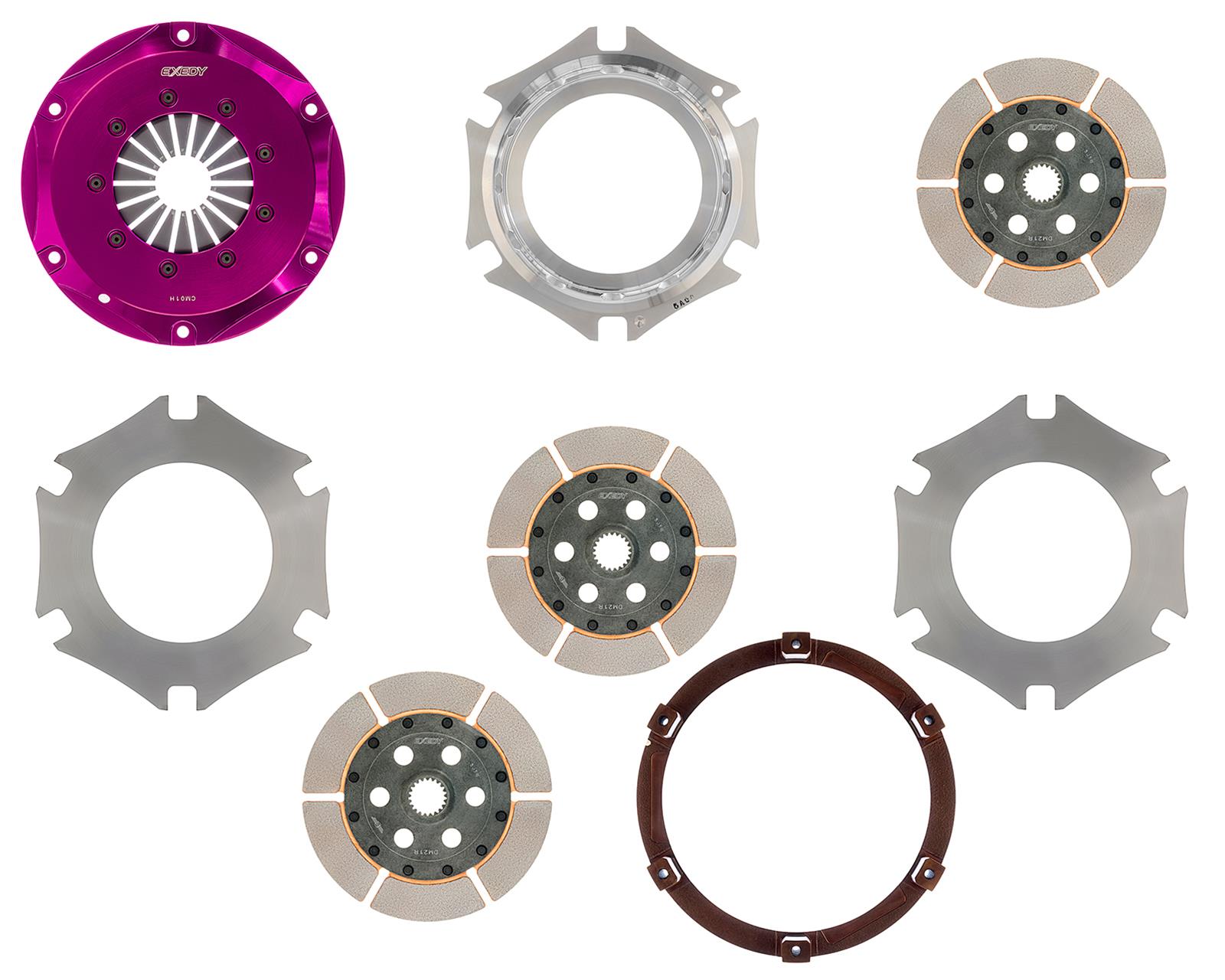 Exedy Universal Builder Series Triple Metallic Clutch Does NOT Incl FW Req. Custom Clutch Actuation thumbnail 2