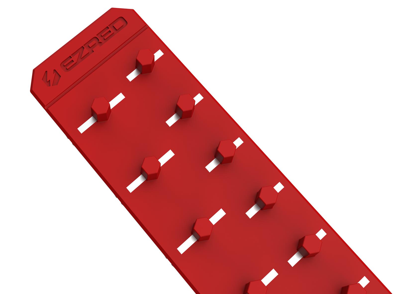 E-Z RED FSR18-R EZ Red Flexible Magnetic Double Socket Racks