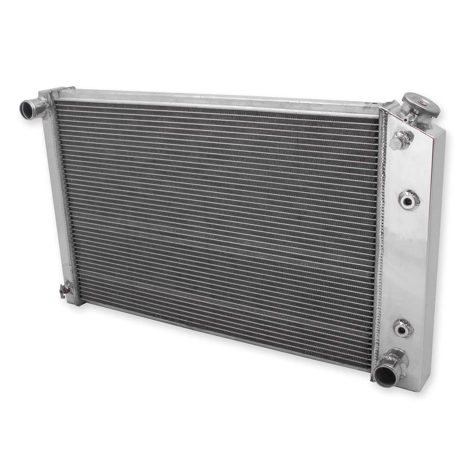 Frostbite Performance Cooling Aluminum Radiators FB162 Radiator, Aluminum, 2-Row, Polished, Crossflow, Buick, Cadillac, Chevy, GMC, Oldsmobile, Pontiac, Each