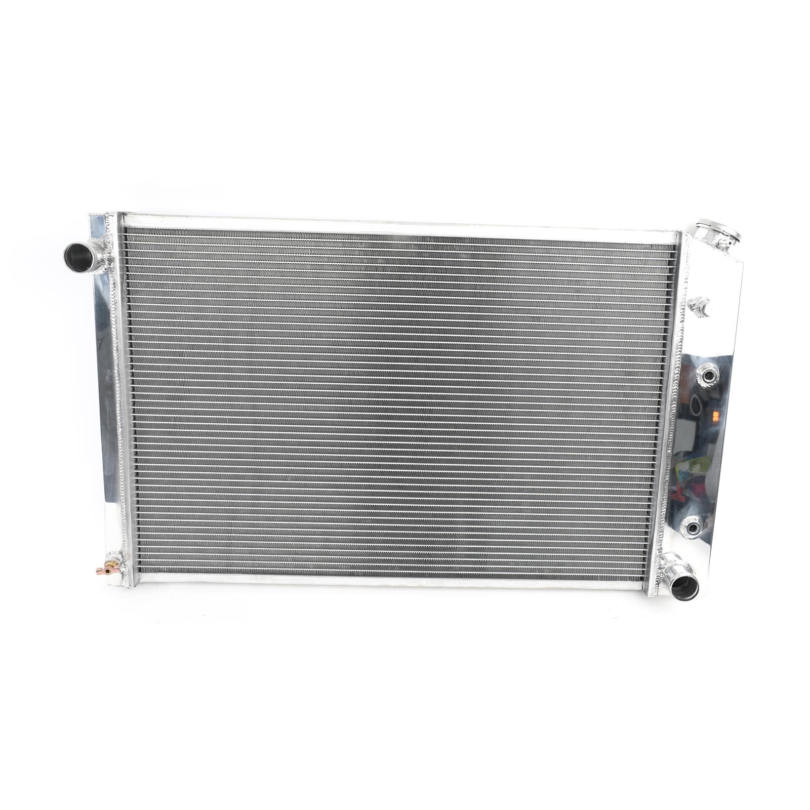 Frostbite Performance Cooling Aluminum Radiators FB165 Radiator, Aluminum, 2-Row, Polished, Crossflow, Chevy, GMC, Each thumbnail 2