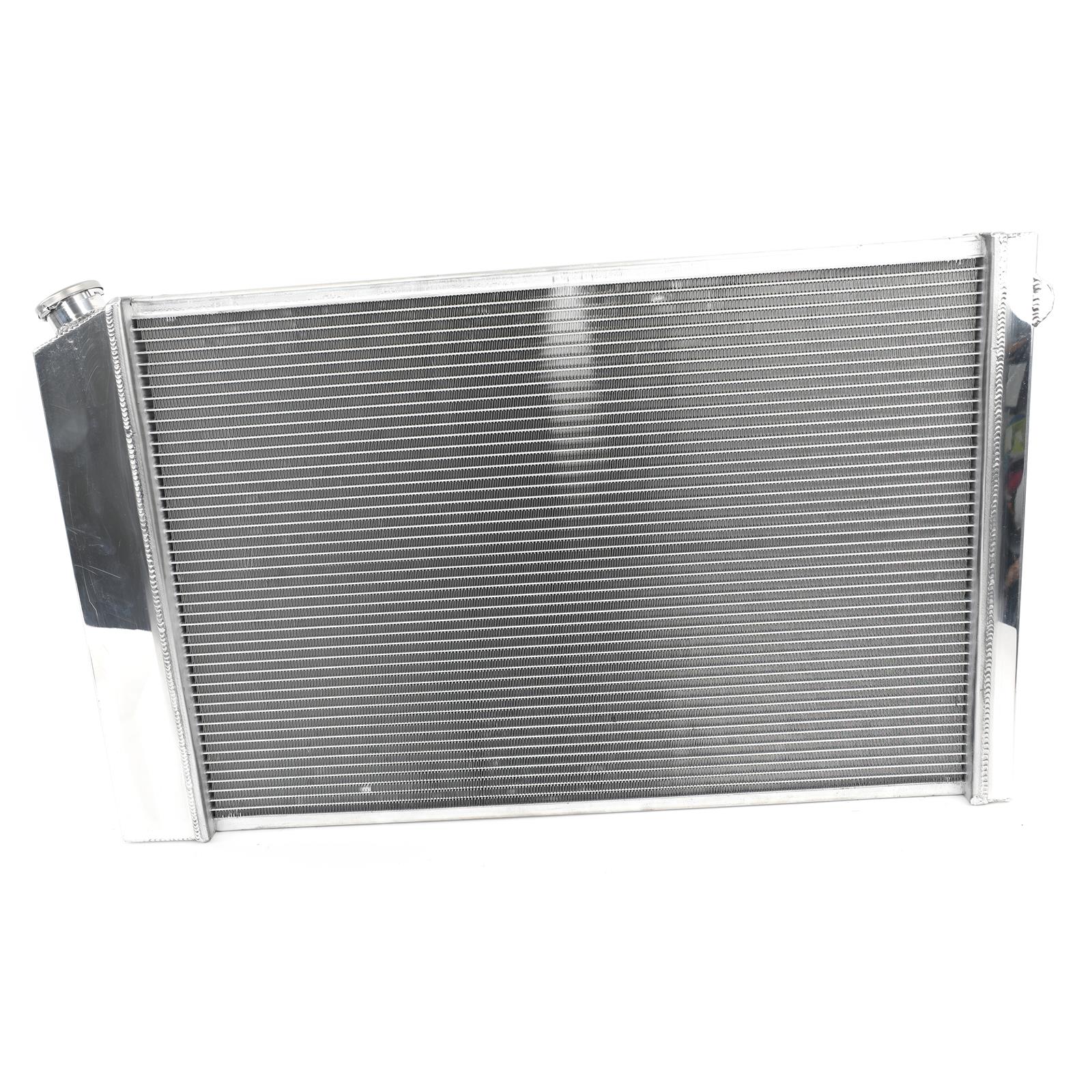 Frostbite Performance Cooling Aluminum Radiators FB165 Radiator, Aluminum, 2-Row, Polished, Crossflow, Chevy, GMC, Each