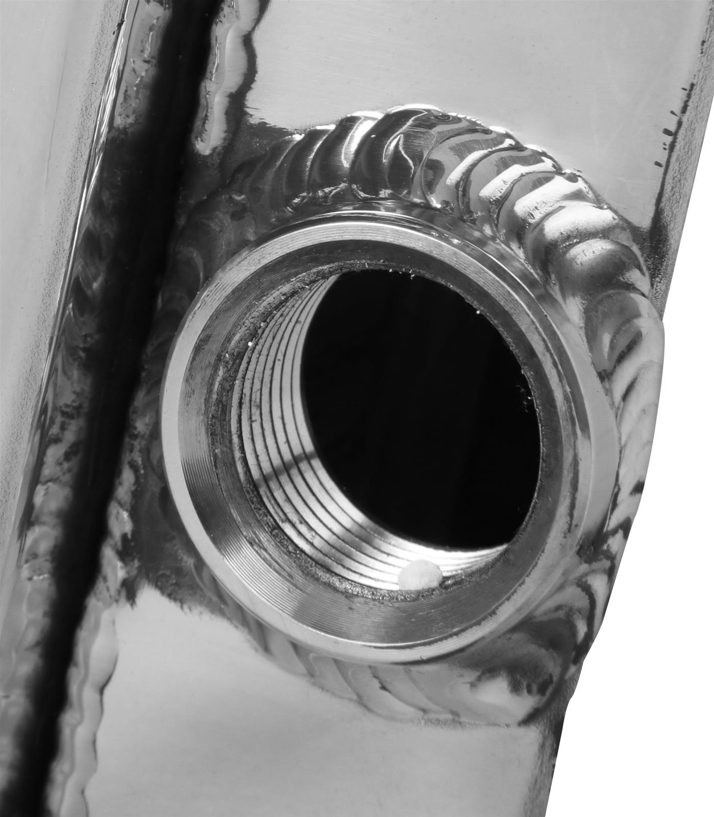Frostbite Performance Cooling Aluminum Radiators for 1982-1992 CAMARO, FIREBIRD - FB189 Radiators, Cooling, Crossflow, Aluminum, Polished, Transmission Cooler, Chevy, Pontiac, Each thumbnail 4