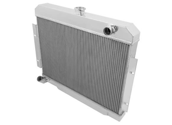 Frostbite Performance Cooling Aluminum Radiators FB234 Radiators, Downflow, 3-row, Aluminum, Natural, Transmission Cooler, Jeep, Each thumbnail 2