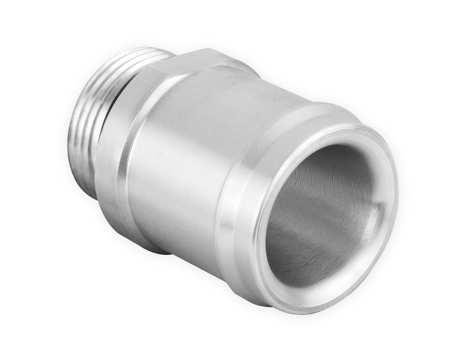 Frostbite Radiator Inlet Nipple to Straight Cut Fittings FB401 Fitting, Adapter, Hose Barb, Straight, Aluminum, Natural, -16 AN O-Ring, 1 1/2 in. Hose Barb, Each thumbnail 3