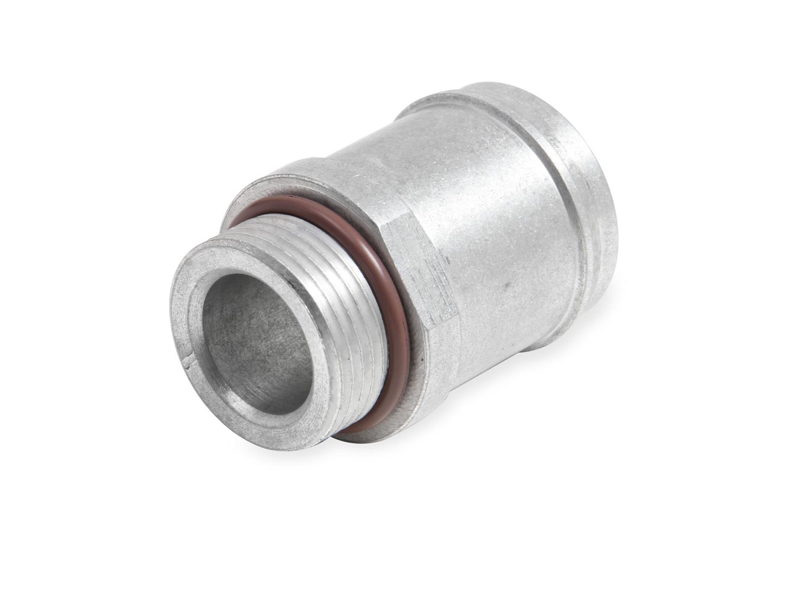 Frostbite Radiator Inlet Nipple to Straight Cut Fittings FB401 Fitting, Adapter, Hose Barb, Straight, Aluminum, Natural, -16 AN O-Ring, 1 1/2 in. Hose Barb, Each thumbnail 4