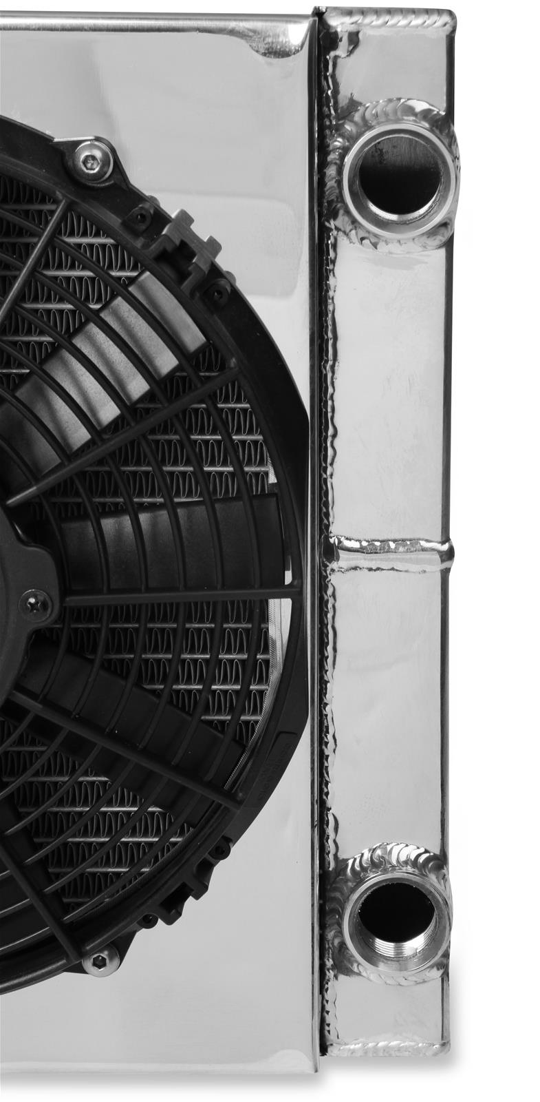 14 Inch 1,800 CFM Frostbite Fan and Shroud Economy Packages FB522E Fans, Electric, Packages, Puller, Dual, in. Diameter, Black Plastic Blades, Natural Aluminum Shroud, 24.00 amps, Kit thumbnail 3