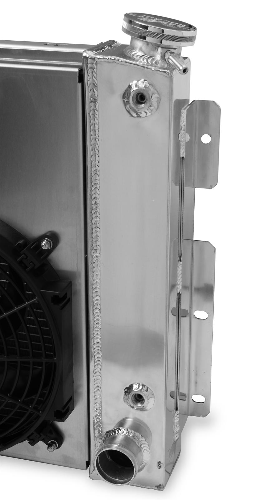 14 Inch 1,800 CFM Frostbite Fan and Shroud Economy Packages FB522E Fans, Electric, Packages, Puller, Dual, in. Diameter, Black Plastic Blades, Natural Aluminum Shroud, 24.00 amps, Kit thumbnail 2