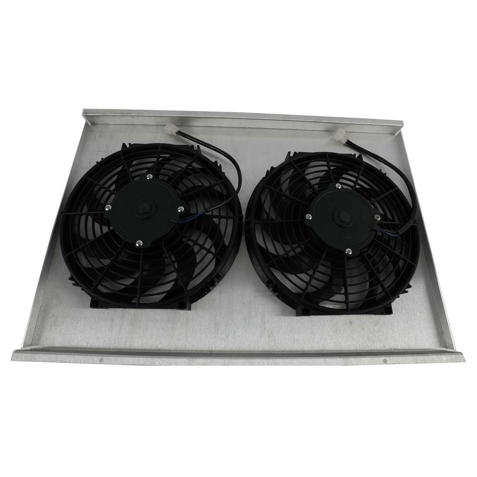 12 Inch 1,620 CFM Frostbite Fan and Shroud High Performance Packages FB502H Electric Fan, Dual, in. Diameter, Puller, cfm, Aluminum Shroud, 17.00 in. Height, 26.25 Width, Kit