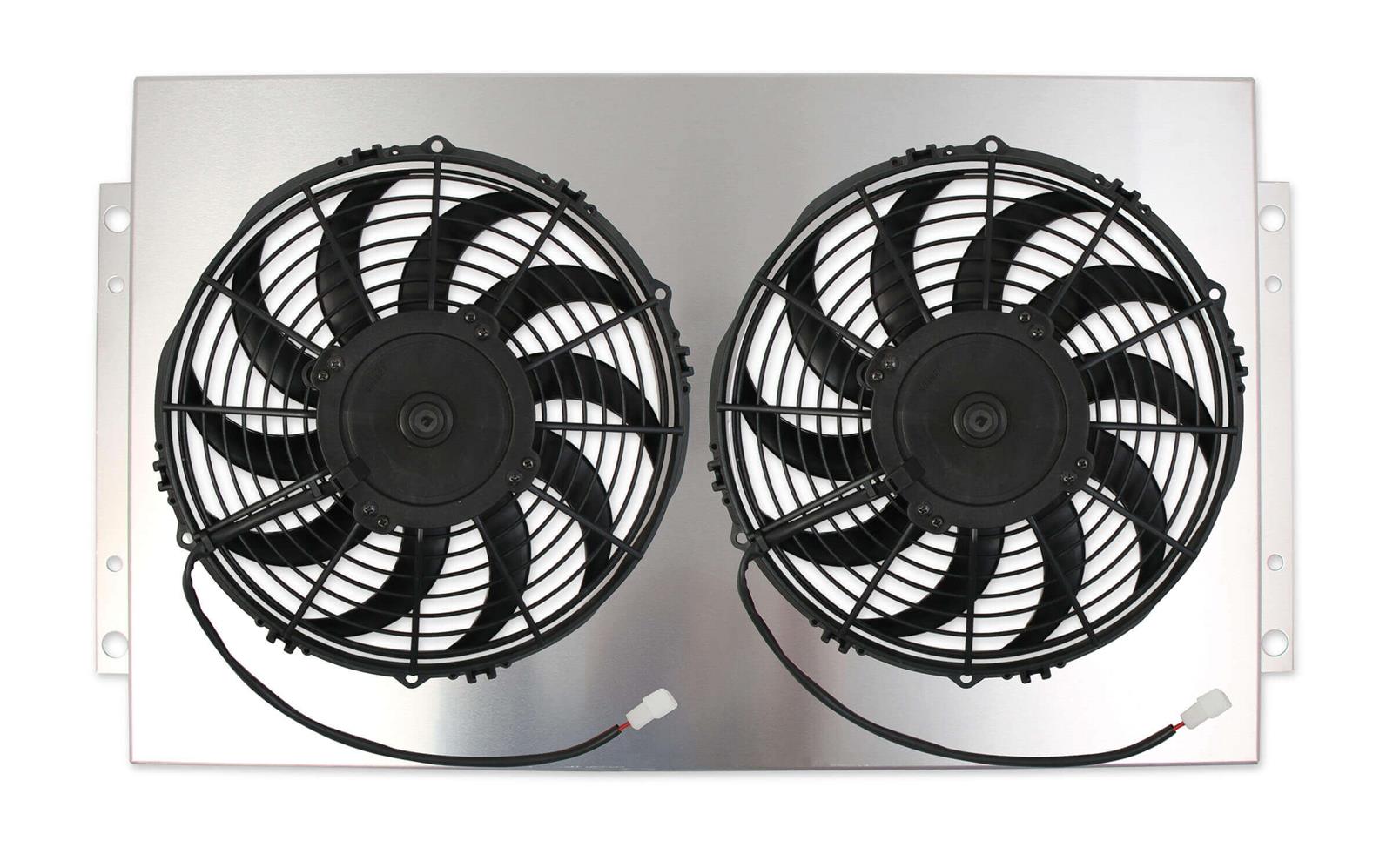12 Inch 1,620 CFM Frostbite Fan and Shroud High Performance Packages FB523H Fans, Electric, Packages, Puller, Dual, in. Diameter, Black Plastic Blades, Aluminum Shroud, 14.60 amps, Kit thumbnail 3