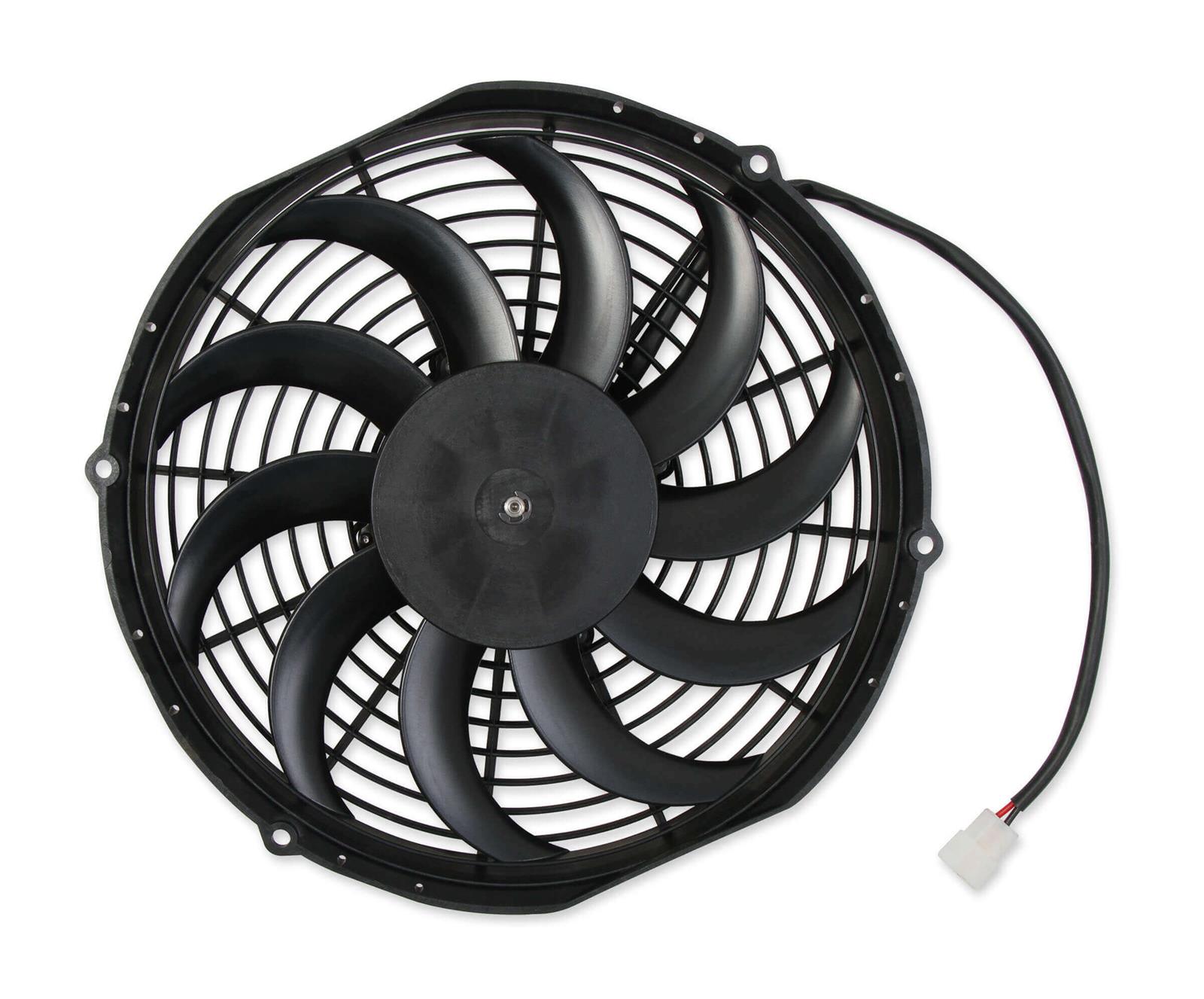 12 Inch 1,620 CFM Frostbite Fan and Shroud High Performance Packages FB523H Fans, Electric, Packages, Puller, Dual, in. Diameter, Black Plastic Blades, Aluminum Shroud, 14.60 amps, Kit