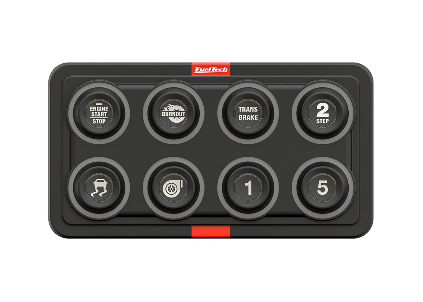 FuelTech SwitchPanel Mini 5022100302 Electrical Switch Panel, Mini, 8 Switches, Lighted, Push Button, Black, Each thumbnail 2