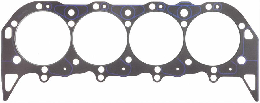 Fel-Pro Performance Head Gaskets 1012 Gasket, Loc Wire, Laminate, 4.640 in. Bore, .039 in. Compressed Thickness, Chevy, 454/502, Each