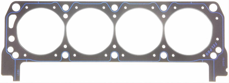 Fel-Pro Performance Head Gaskets 1021 Gasket, Composition Type, 4.100 in. Bore, .041 in. Compressed Thickness, Ford, 302 SVO/351 SVO, Each