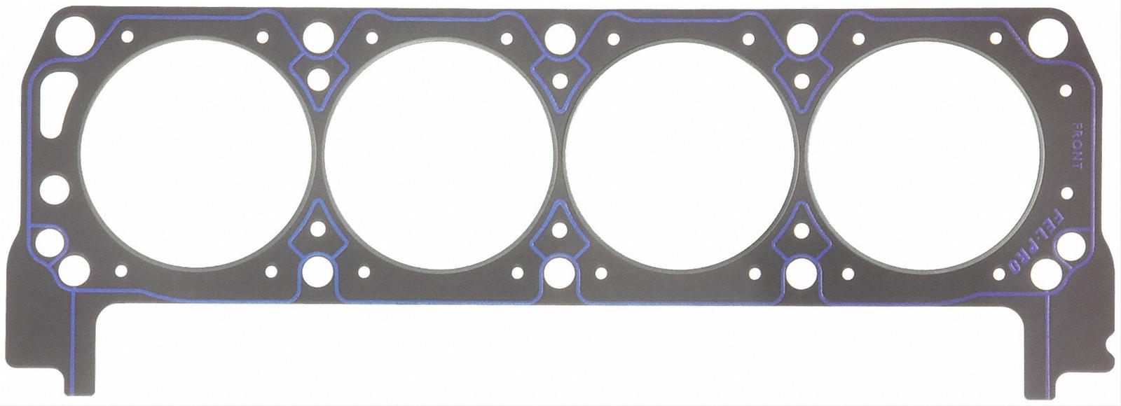 Fel-Pro Performance Head Gaskets 1156-1 Gasket, Steel Core Laminate, 4.100 in. Bore, .041 in. Compressed Thickness, Ford, 5.0/5.8L, Each