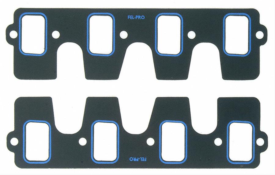 Fel-Pro Performance Intake Manifold Gasket Sets 1208-3 Gaskets, Composite with Coating and Printoseal, Rectangular Port, Chevy, Set