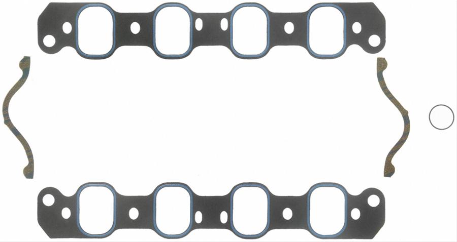 Fel-Pro Performance Intake Manifold Gasket Sets 1228 Gaskets, Manifold, Intake, Composite/Printoseal, 2.65 in. x 1.88 in. Port, .060 in. Thick, Ford, 351C, 4V, Set