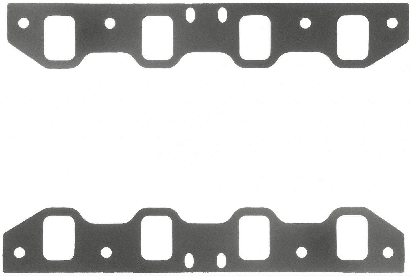 Fel-Pro Performance Intake Manifold Gasket Sets 1253-1 Gaskets, Manifold, Composite, 1.95 in.x.1.35 in. Port, .030 in. Thick, Ford, 302/351W, Yates Heads, Set