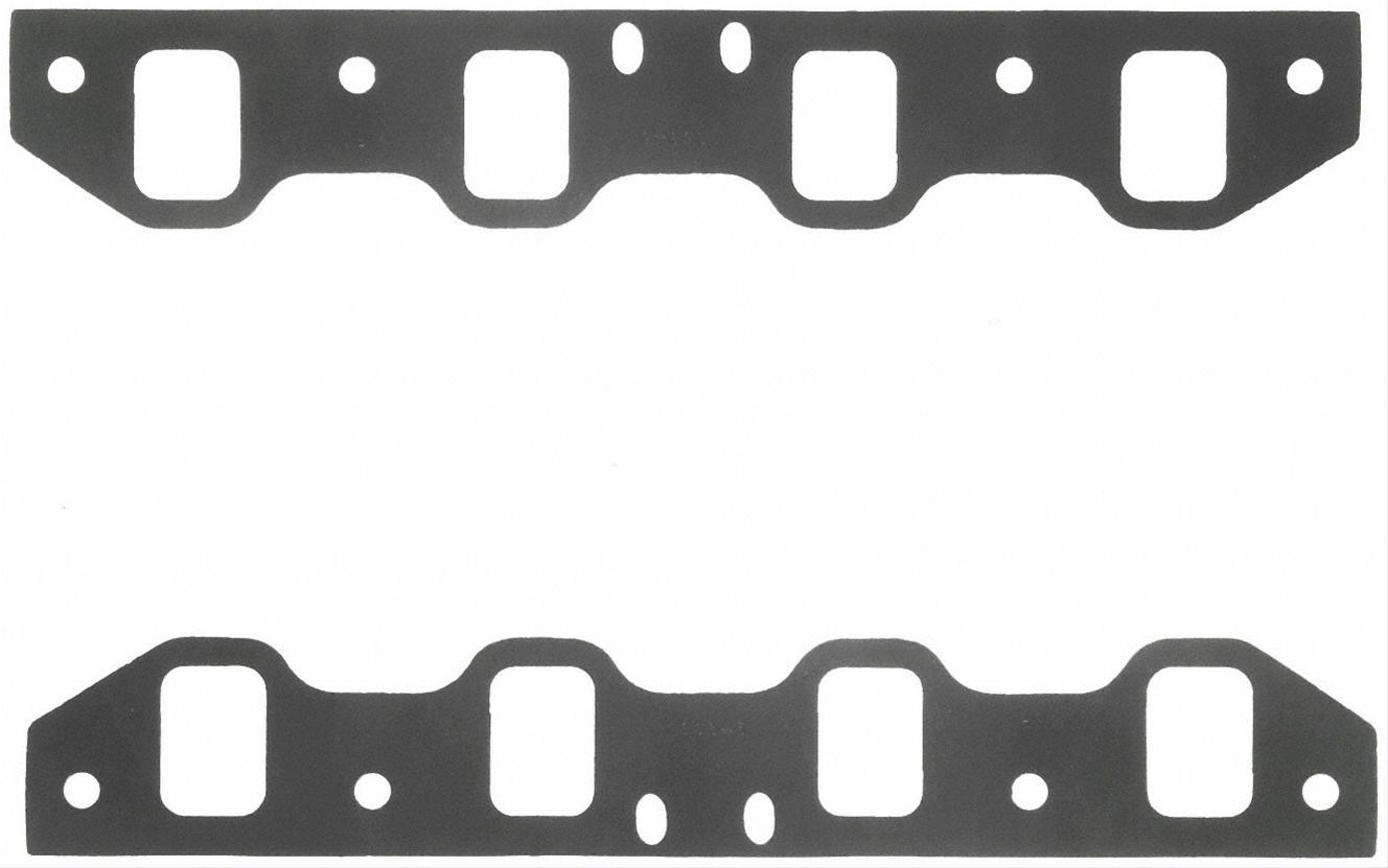 Fel-Pro Performance Intake Manifold Gasket Sets 1253-3 Gaskets, Intake, Composite, Yates SVO, 1.95 in. x 1.35 in. Port, .060 in. Thick, Ford, 302 SVO/351 SVO, Set