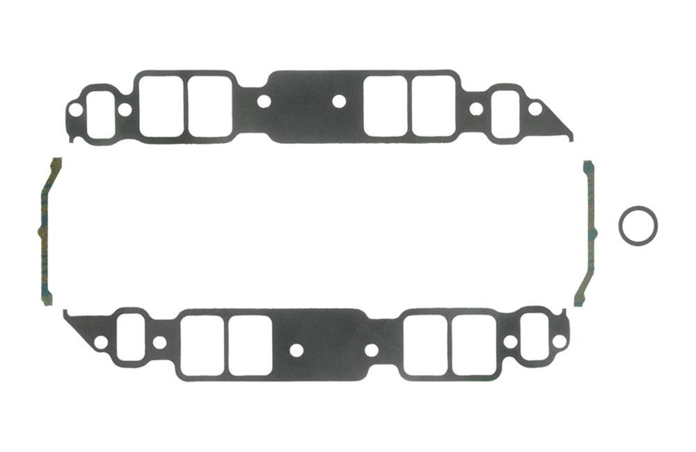 Fel-Pro Performance Intake Manifold Gasket Sets 1275 Gaskets, Manifold, Composite, Rectangle, 2.54 in. x 1.82 in. Port, .060 in. Thick, Chevy, Big Block, Set