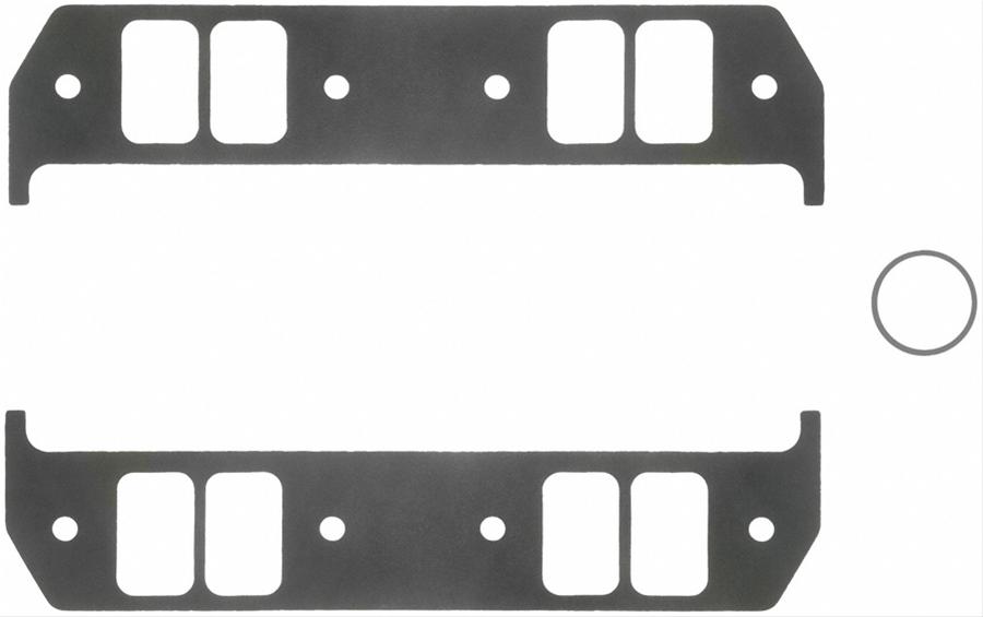Fel-Pro Performance Intake Manifold Gasket Sets 1276 Gaskets, Manifold, Intake, Composite, 2.71 in. x 1.65 in. Port, .060 in. Thick, Chrysler, Big Block, B/RB, Set