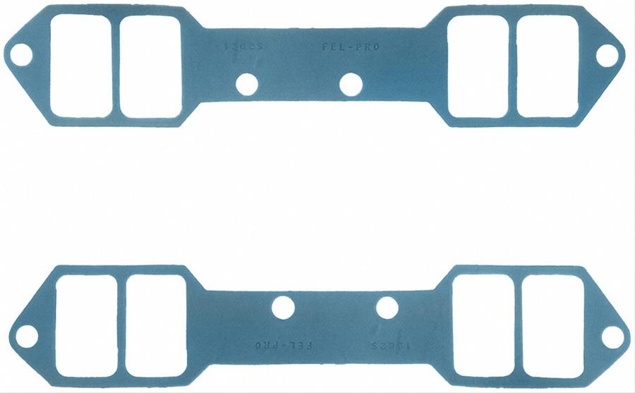 Fel-Pro Performance Intake Manifold Gasket Sets 1282 S Gaskets, Intake, Steel Core Laminate, 2.15 in. x 1.25 in. Port, .060 in. Thick, Chevy, 18 Degree, Small Block