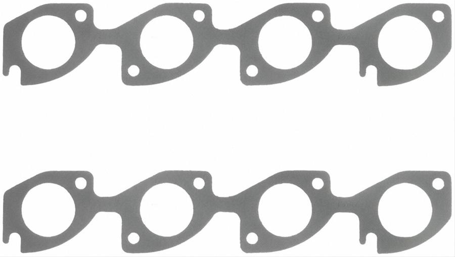 Fel-Pro Performance Exhaust Header Gasket Sets 1456 Gaskets, Steel Core Laminate, 1.92 in. Round Port, Chevy, Small Block, Set
