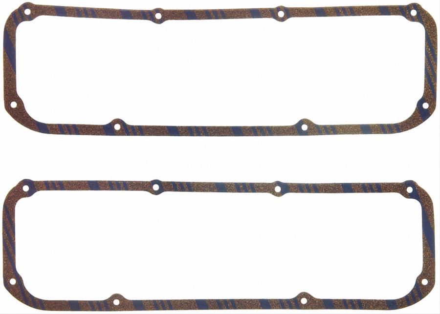 Fel-Pro Performance Blue Stripe Valve Cover Gaskets 1615 Gaskets, Cork/Rubber, Ford, Lincoln, Mercury, Small Block, Pair
