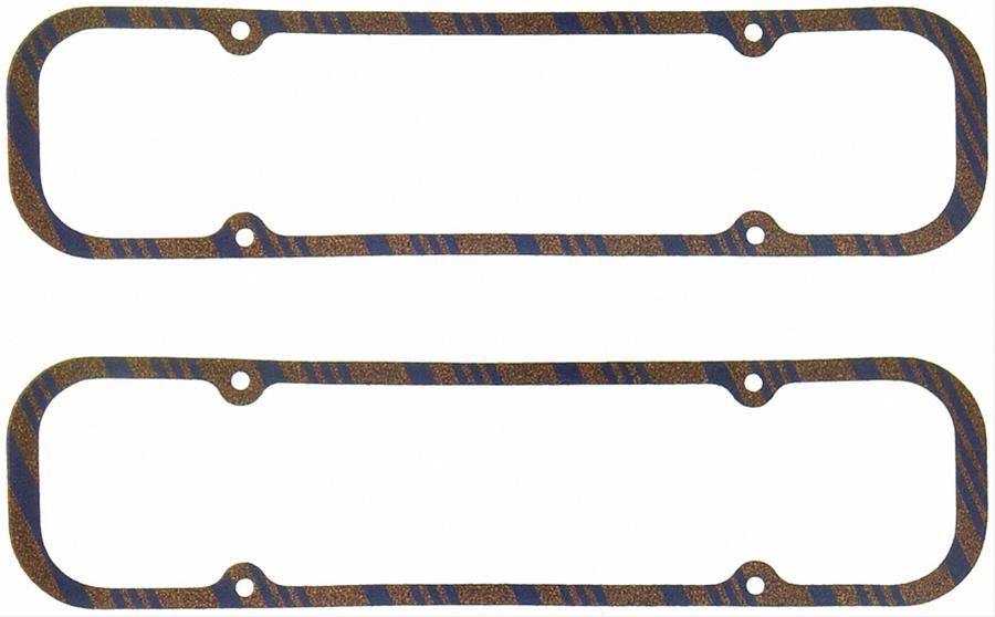 Fel-Pro Performance Blue Stripe Valve Cover Gaskets 1622 Gaskets, Cork/Rubber, Pontiac, V8, Pair