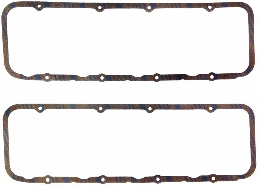 Fel-Pro Performance CorkLam Valve Cover Gaskets 1634 Gaskets, CorkLam, Cork/Rubber with Steel Core, Super Duty Pontiac/Brodix or Dart Big Chief Heads, Pair