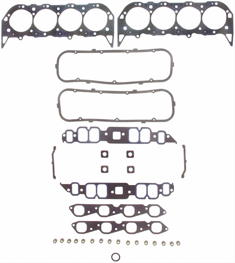 Fel-Pro Performance Marine Conversion Set Gaskets 17246 Head Set, Marine, Head, Intake, Exhaust, Valve Cover, Distributor, Stem Seals, Chevy, 454,