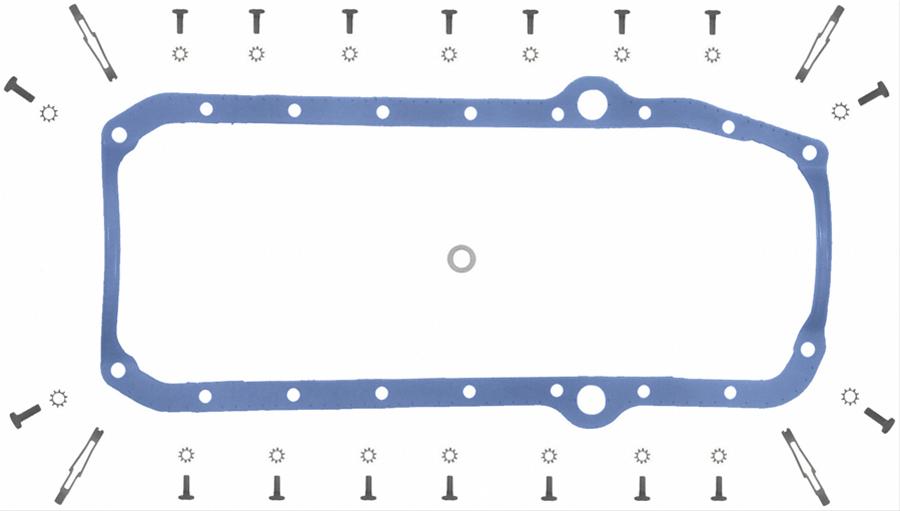 Fel-Pro 17983 Oil Pan Gasket Set - Engine Oil Seal Replacement - View #5