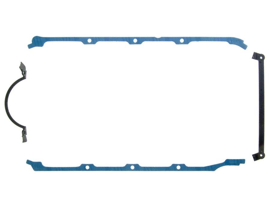 Fel-Pro Performance Oil Pan Gaskets 1863 Gasket, Multi-Piece, Rubber/Steel Core, Chevy, Big Block, Kit