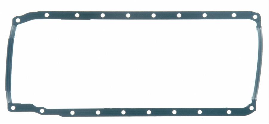 Fel-Pro Oil Pan Gaskets 1866 Gasket, One-piece, Rubber, for 1-piece Rear Main Seal Style, Chevy, 7.4L, Each