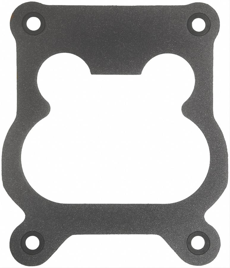 Fel-Pro Performance Carburetor Insulator Gaskets 1908 Mounting Gasket, Gasket, Paper, 4-Barrel, Spread Bore, Open Center, 1/4 in. Thick, Each