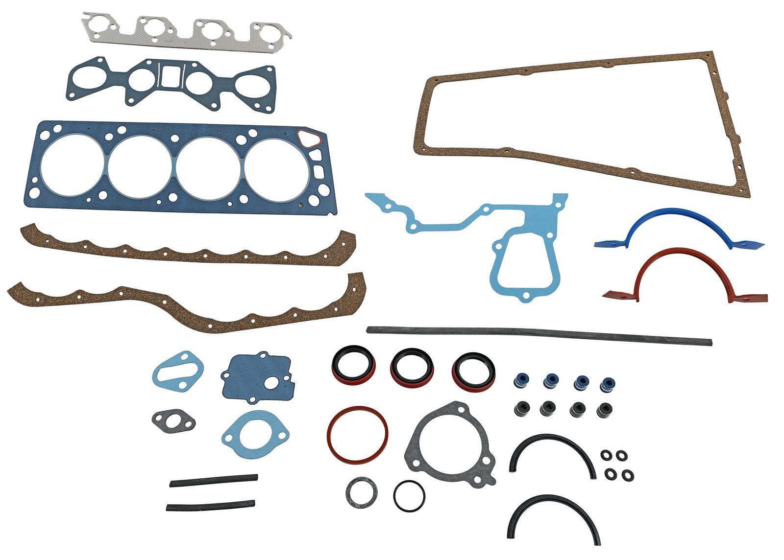 Fel-Pro Engine Gasket Kits 260-1018 Sets, Full Set Type, Head Gaskets, Intake Gaskets, Exhaust Manifold Gaskets, Oil Pan Gasket, Ford, Mercury, 2.3L, Kit
