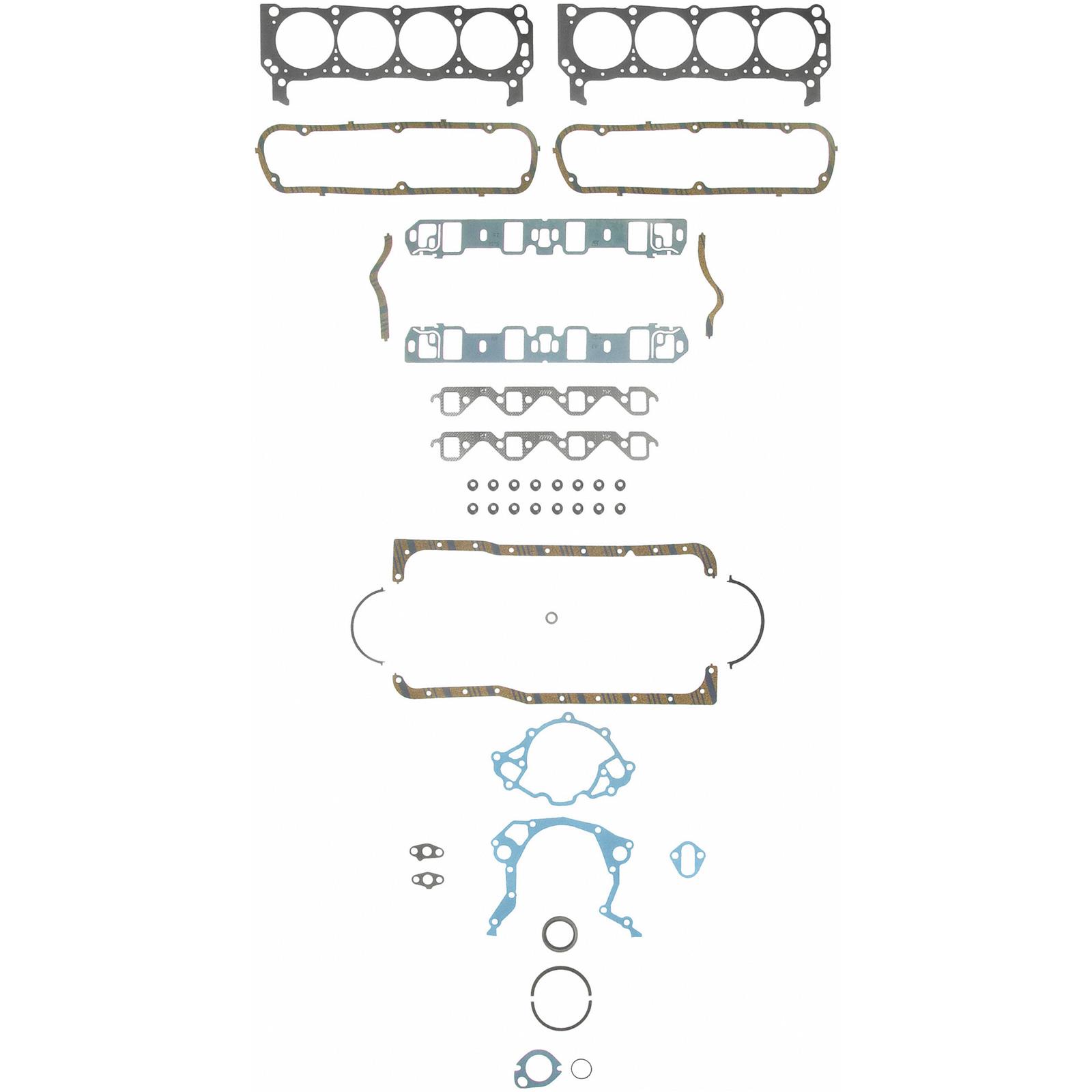 Fel-Pro Engine Gasket Kits 260-1028 Sets, Full, Ford, 351W, 5.8L, Kit
